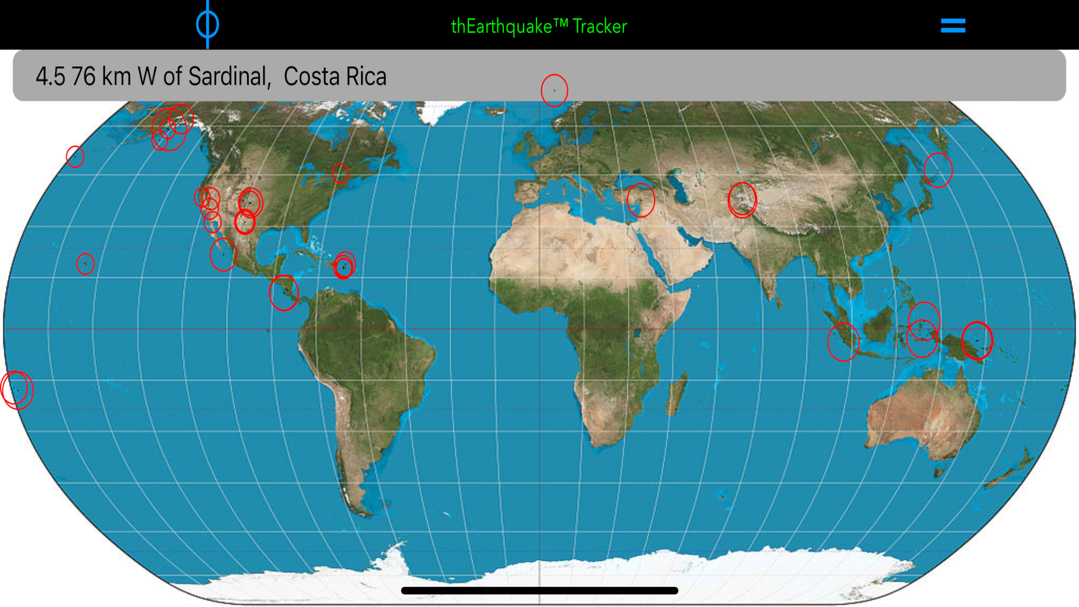 thEarthquake Tracker