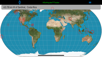 thEarthquake Tracker Screenshot