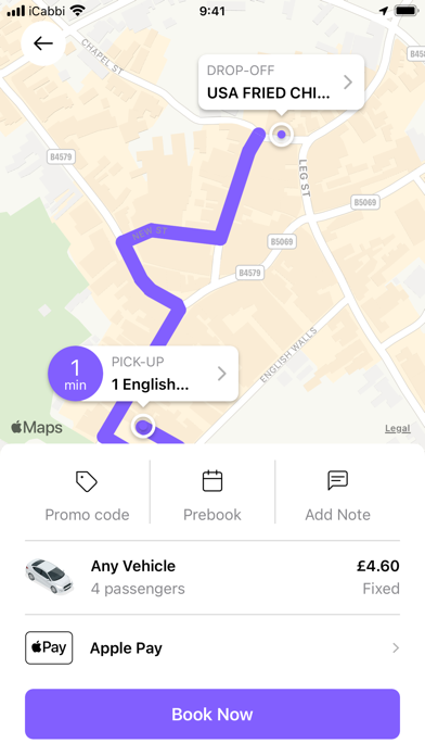Higgins Taxis Screenshot