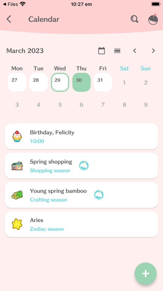 #5. Planner for AC: NH (iOS) Podle: Carolin Svensson