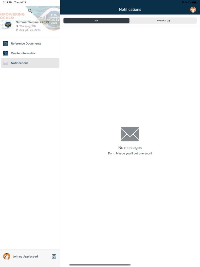 MTS AGM and Summer Seminars