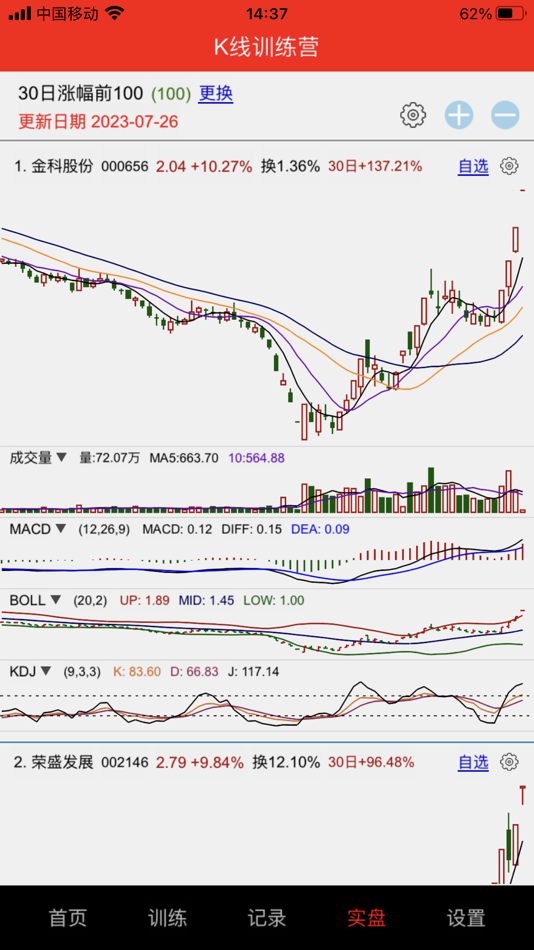 #4. K线训练营 - 炒股技术训练工具 (iOS) 作者: 庆辉 宋