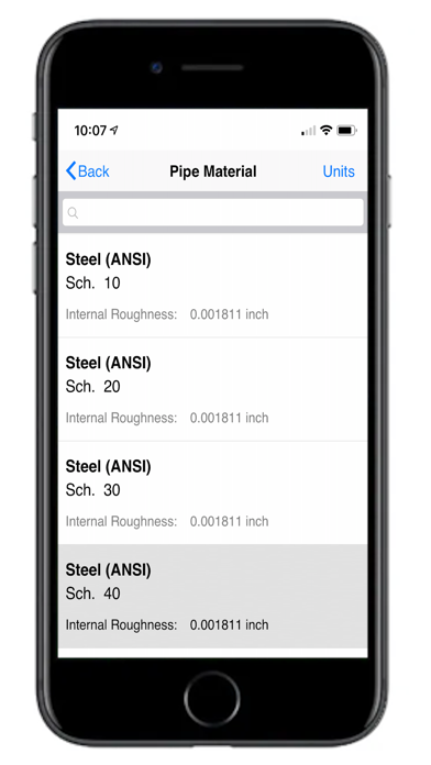 Pipe Flow Liquid Pipe Length Screenshot