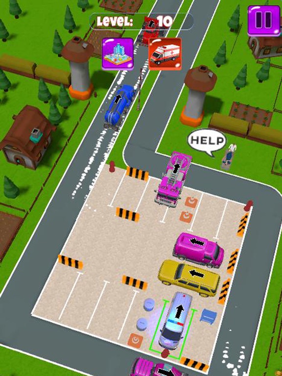 Ambulance Parking Jam Car Gameのおすすめ画像6