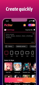 PicStar - AI Photo Generator screenshot #4 for iPhone