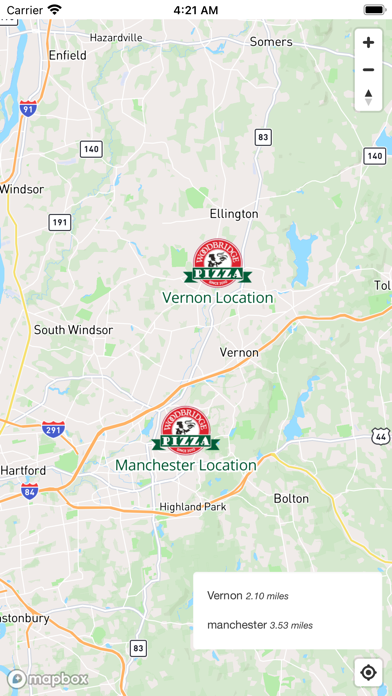 Woodbridge Pizza Screenshot
