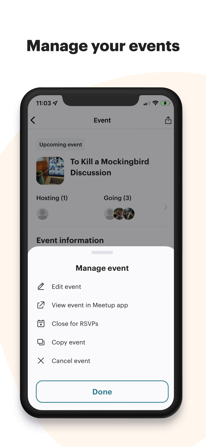 Meetup for Organizers