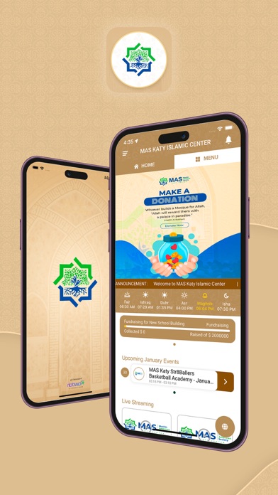MAS Katy Islamic Center Screenshot