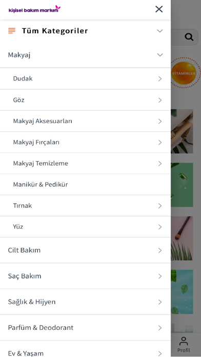 Kişisel Bakım Marketi Screenshot