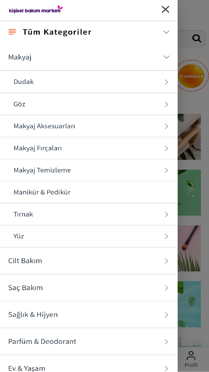 Kişisel Bakım Marketi