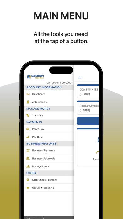 Elderton State Bank Business Screenshot