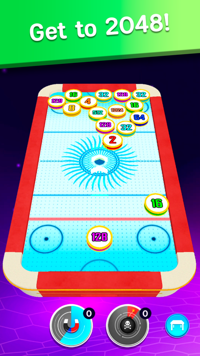 2048 Air Hockey Screenshot