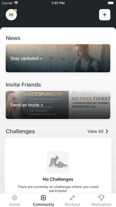 BE Woman Fitness Screenshot