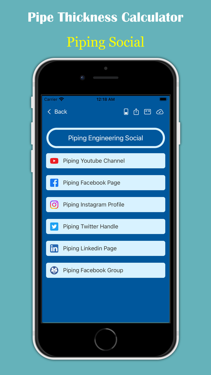 Pipe Thickness Calculator