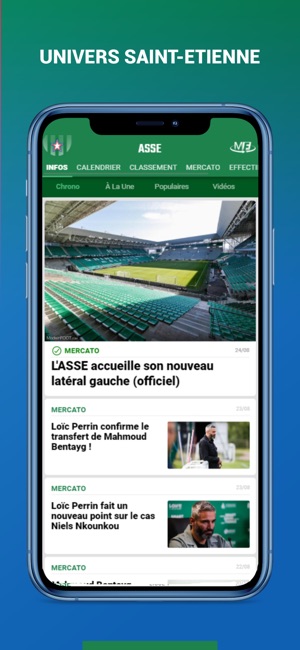 ASSE / Saint-Etienne - Infos, Mercato, Calendrier, Résultats, Classement,  vidéos, photos