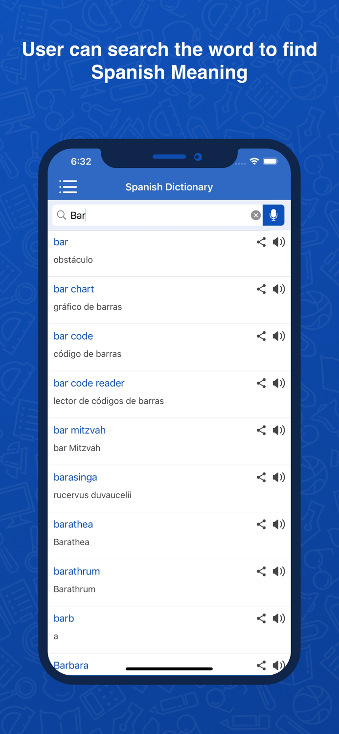 Spanish Dictionary Translator