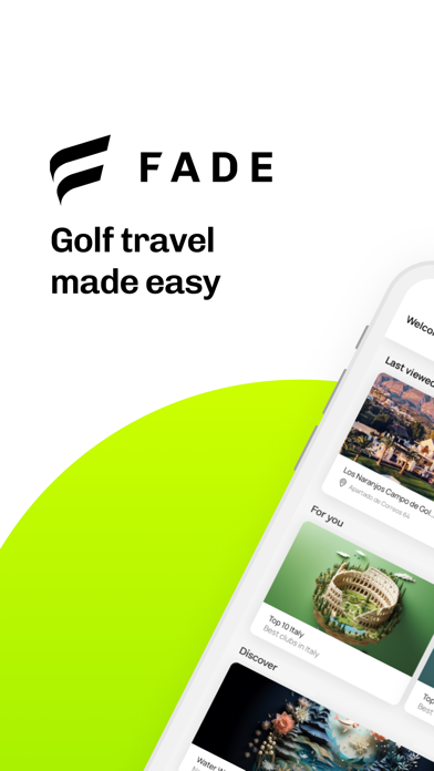 Fade | Book Golf Tee Times Screenshot