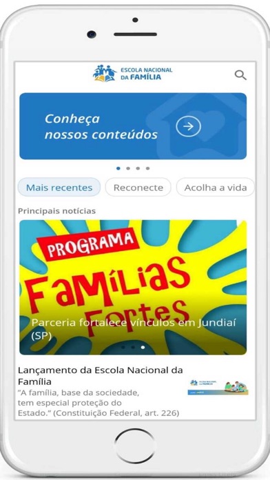 Escola Nacional da Família Screenshot