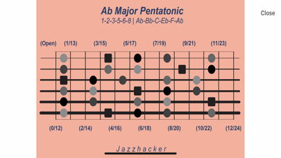 Jazzhacker Scales for Guitar Screenshot