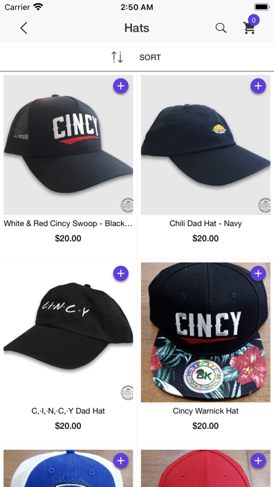 Cincy Shirts Screenshot