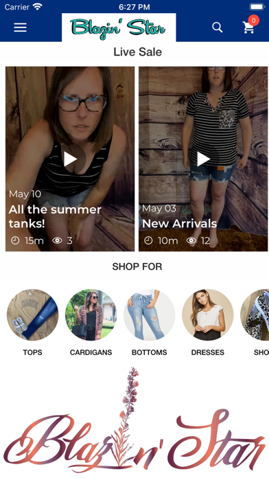 Blazin Star Boutique Screenshot