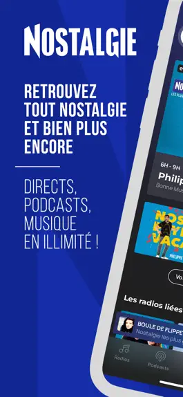 Game screenshot Nostalgie : Radios & Podcasts mod apk
