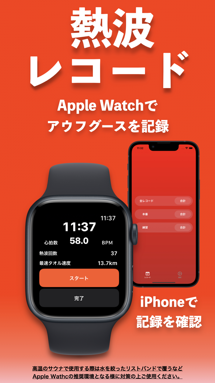 熱波レコード  - サウナでアウフグースを記録 -