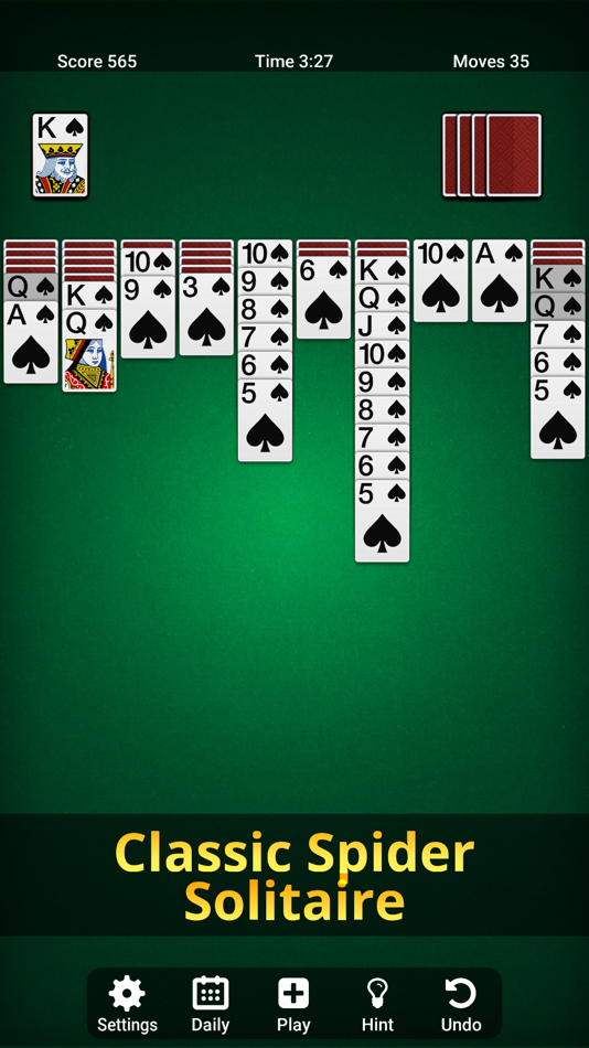 #1. Spider Solitaire : HumbleLogic (iOS) 由: Yongseong Choi