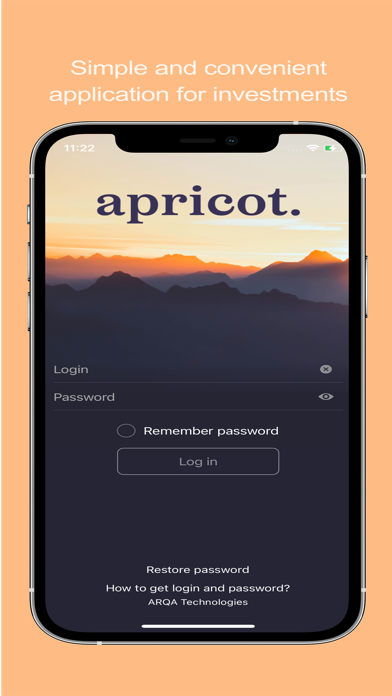 Apricot Capital Screenshot