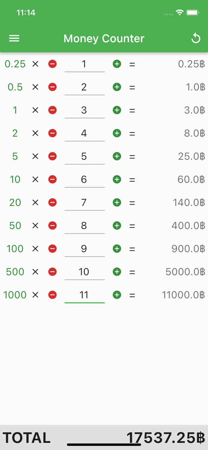 Money Counter Cash Calculator