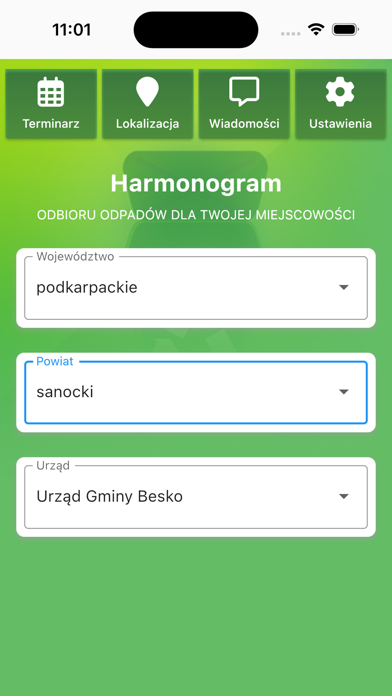 infoŚmieci Screenshot