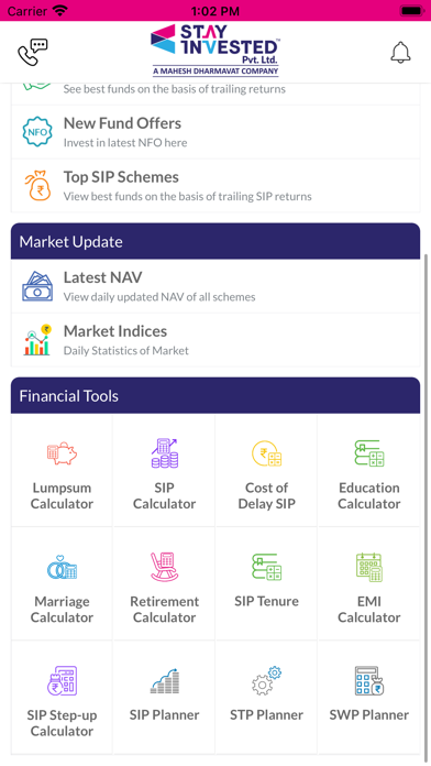 STAY INVESTED Screenshot