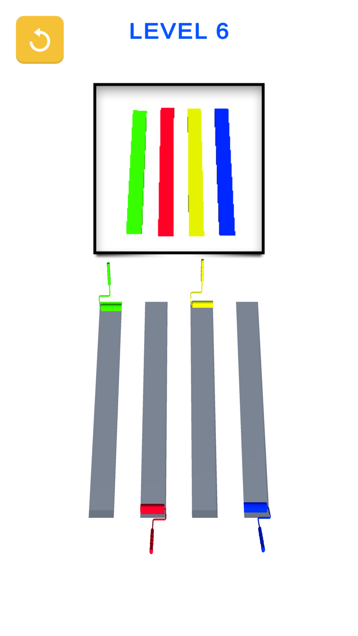 Roller-Paint Splat Color Game