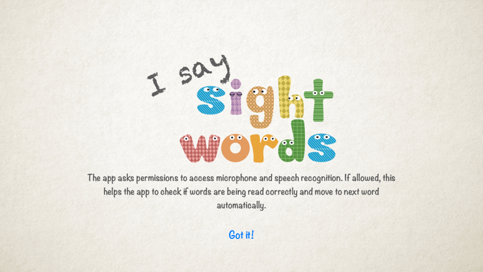 I Say Sight Words