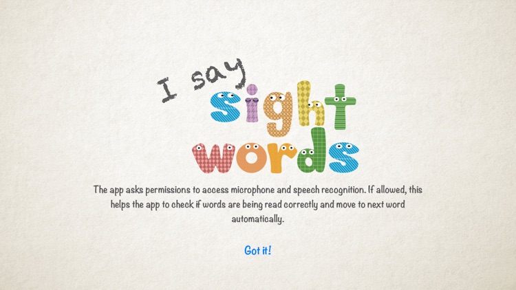 I Say Sight Words screenshot-0