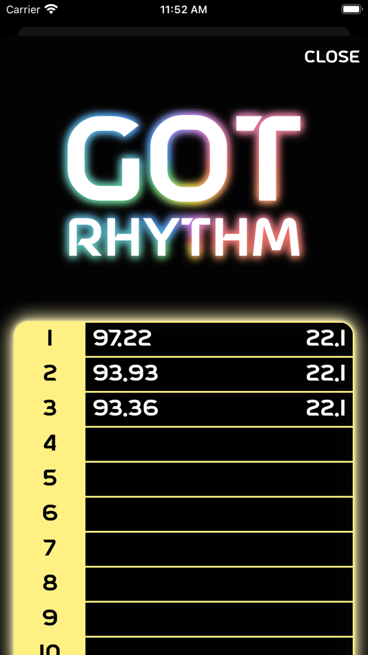#5. Get Rhythm - Daily Beat Game (iOS) 由: Coe Code LLC