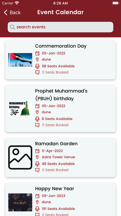 Dubai South Association Screenshot