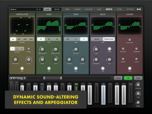 ‎Animoog Z Synthesizer Screenshot