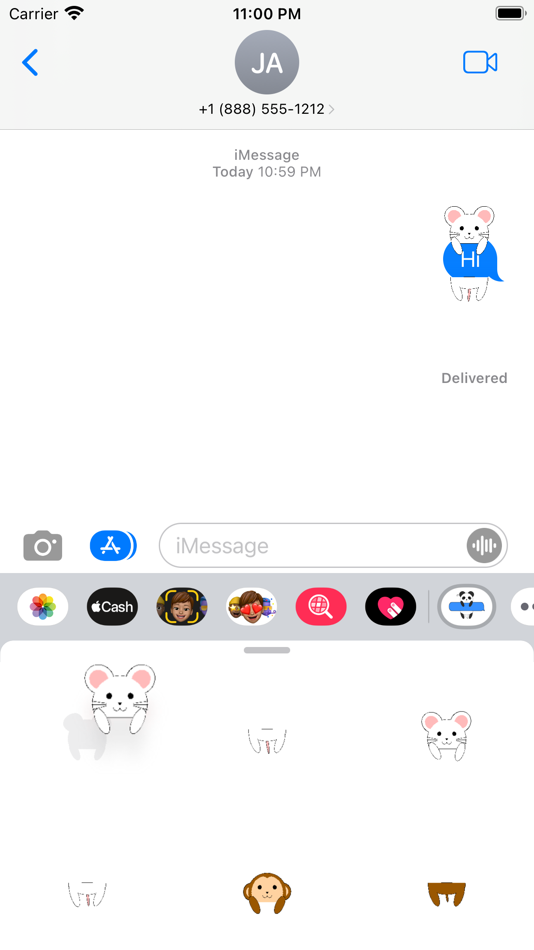 #1. Message hug Animals Move 2 (iOS) 게시자: kazuya fujinami