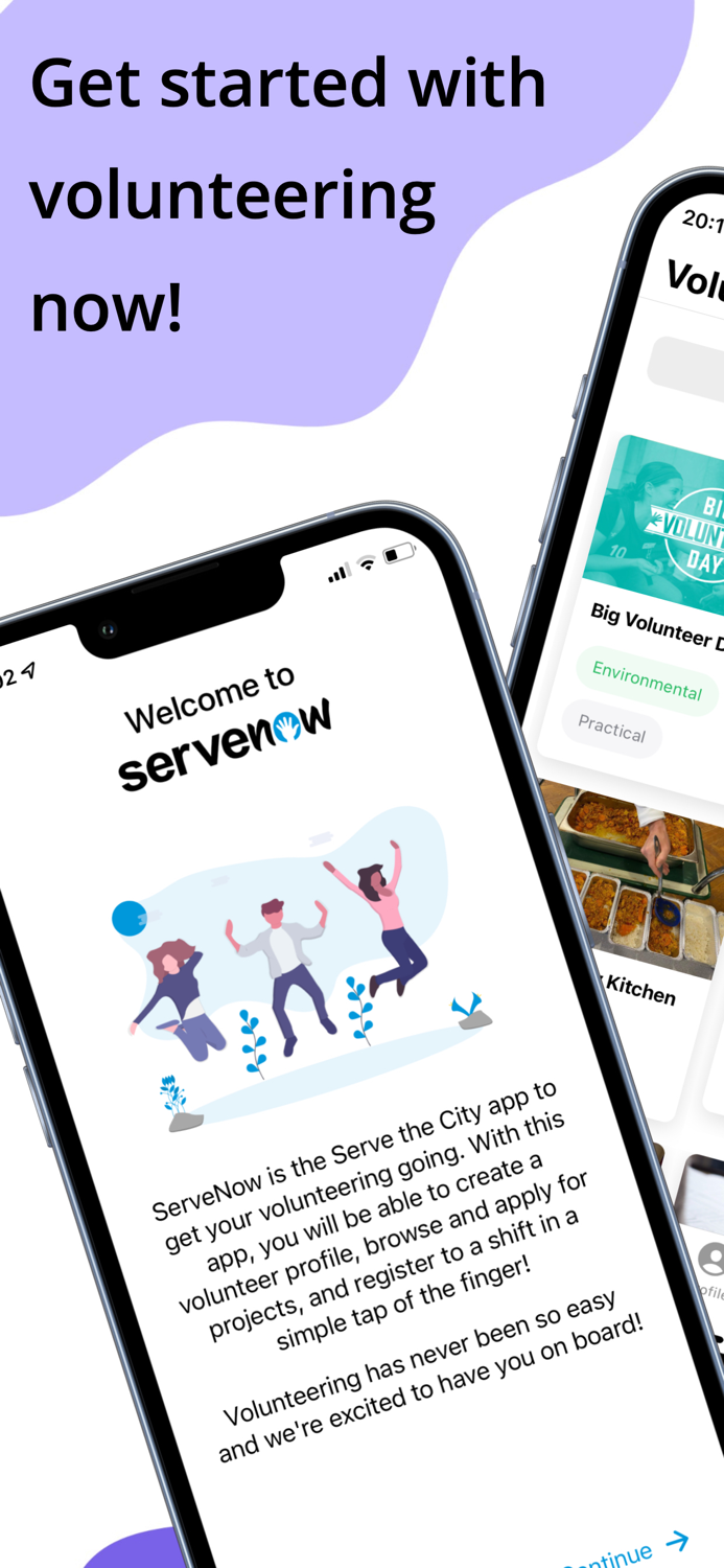 ServeNow - Volunteering