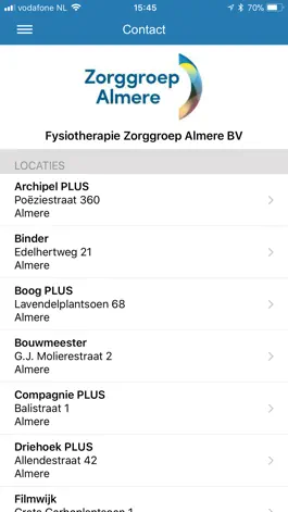 Game screenshot Fysio Zorggroep Almere apk