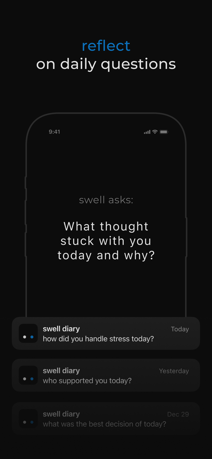 daily self care journal: swell screenshot 2