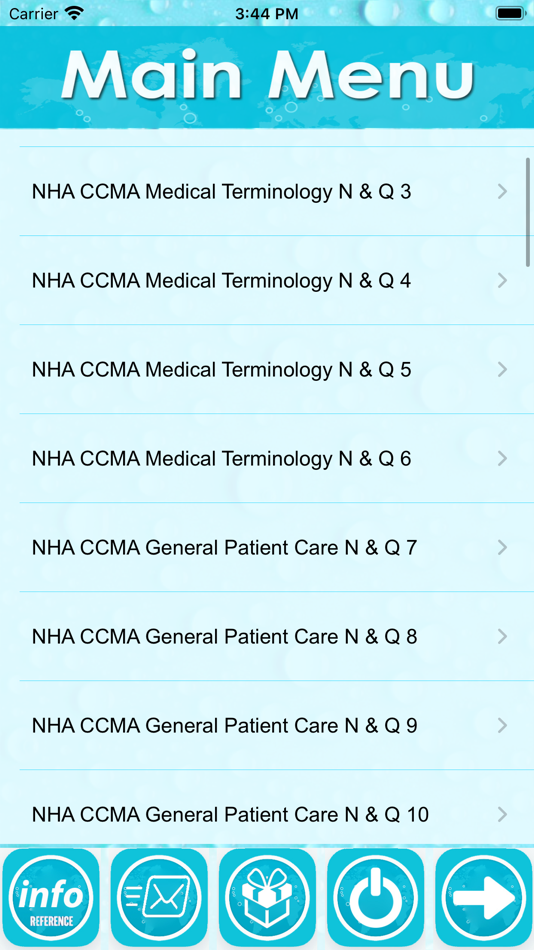 #3. NHA CCMA STUDY GUIDE APP (iOS) 由: Tourkia CHIHI