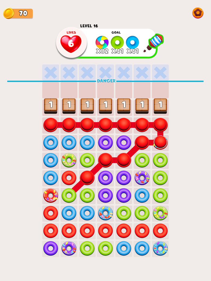 Donut Blast - Link Puzzle