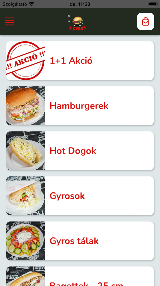 Óriás Hamburger & Gyros Center - 3.05 - (iOS)