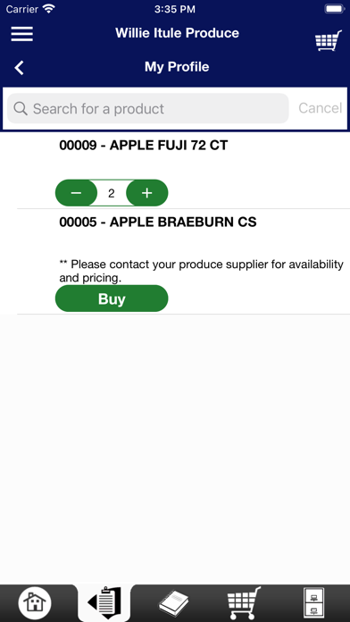 Willie Itule Produce Screenshot