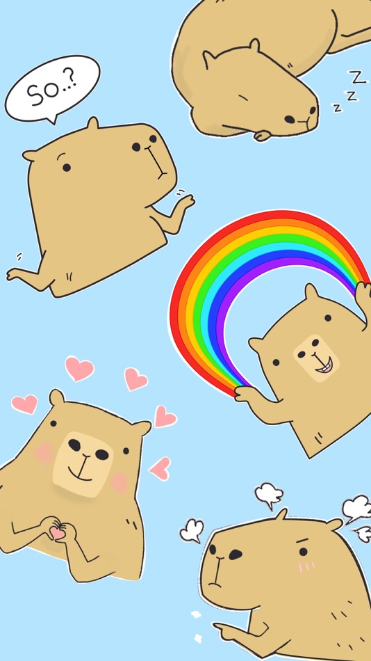 #4. Cute Capybara Expressions (iOS) 来自: Igor Skvortsov