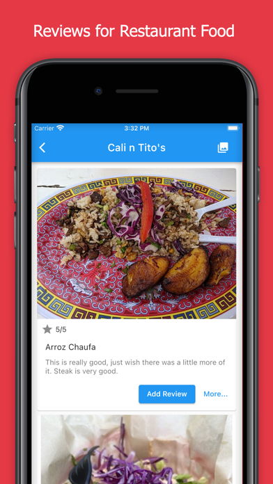 RateMyFood: Food Reviews Screenshot