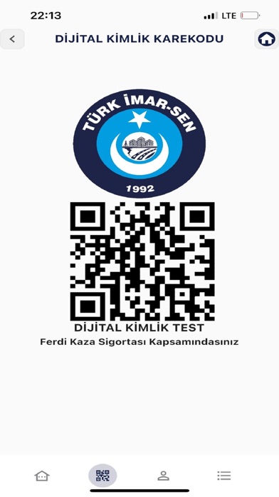 Türk İmar Sen Dijital Kimlik Screenshot