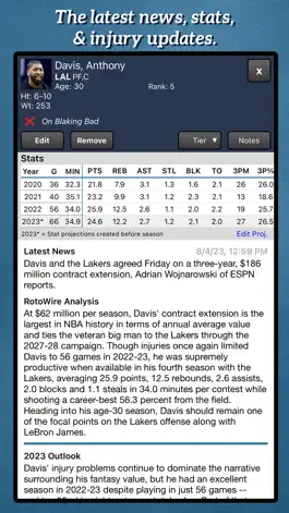 Game screenshot Fantasy Basketball Draft '23 hack